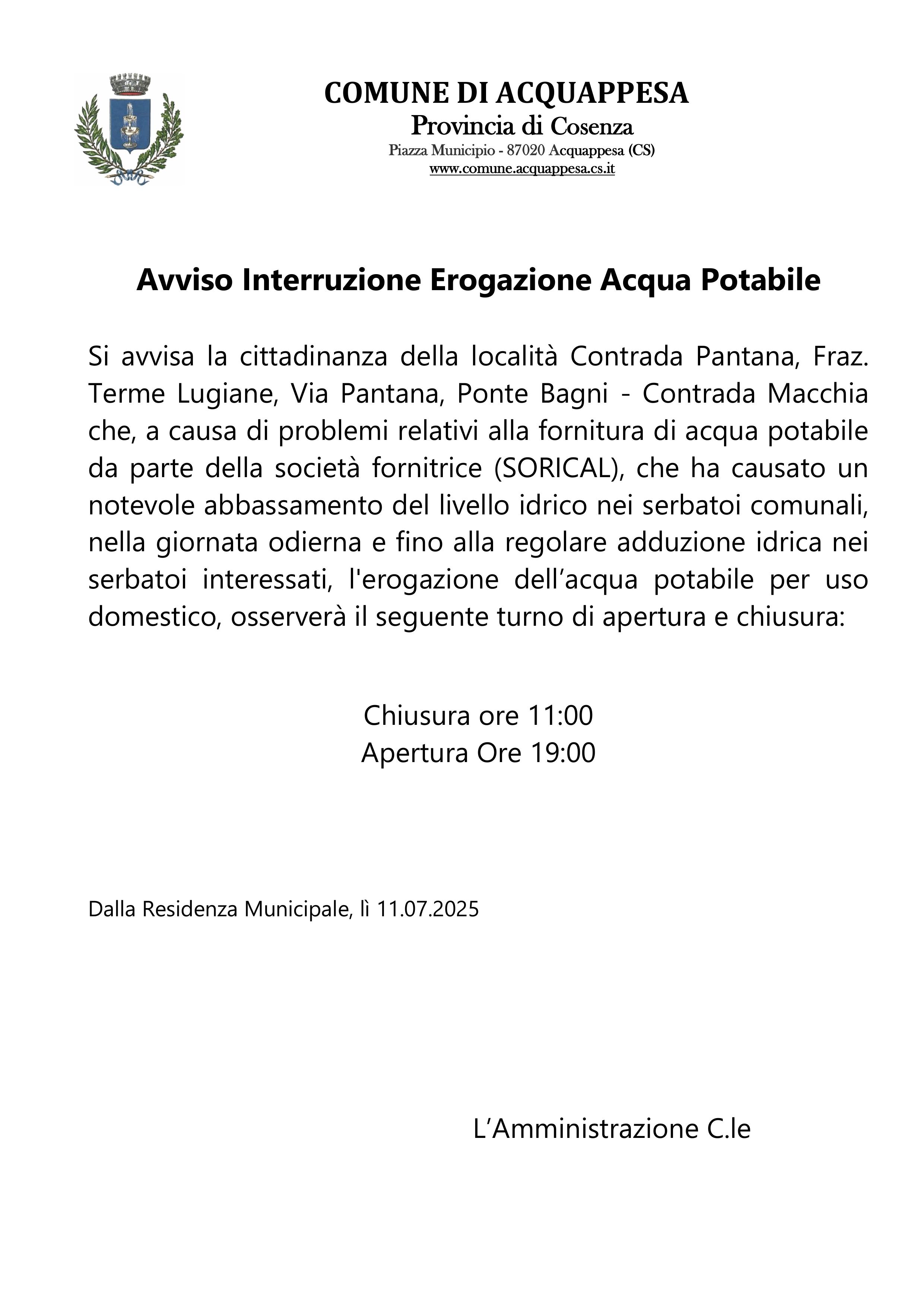 avviso